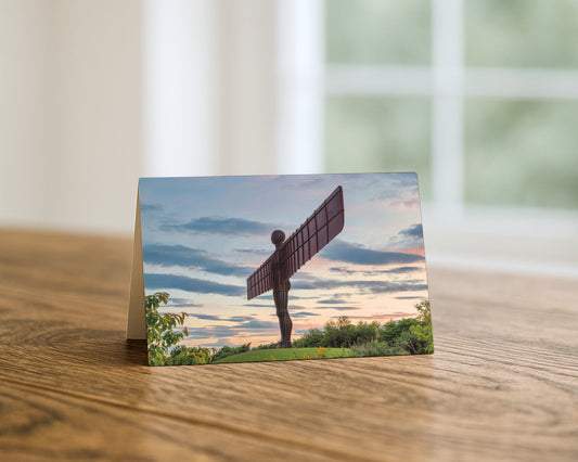 Angel of the North blank A5 greetings card, Gateshead, by North East Captures