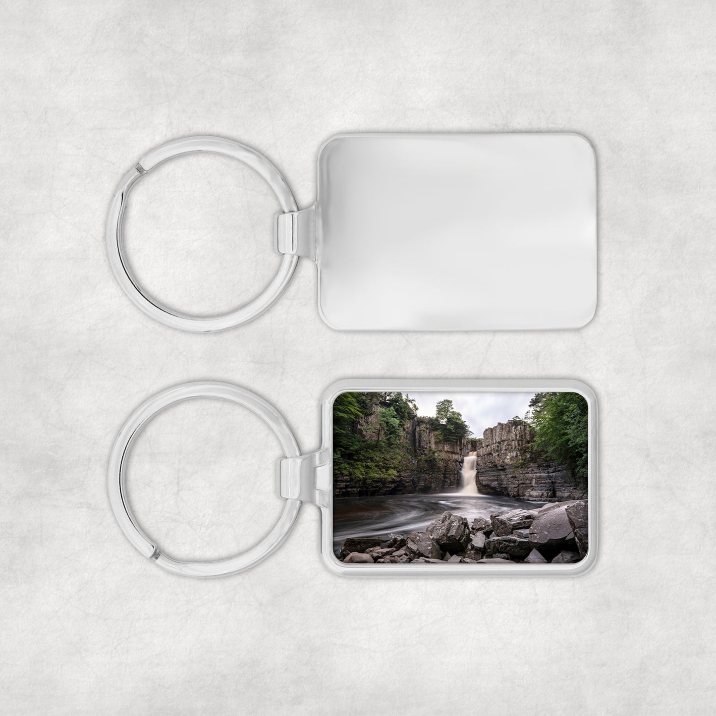 High Force Waterfall photography keyring