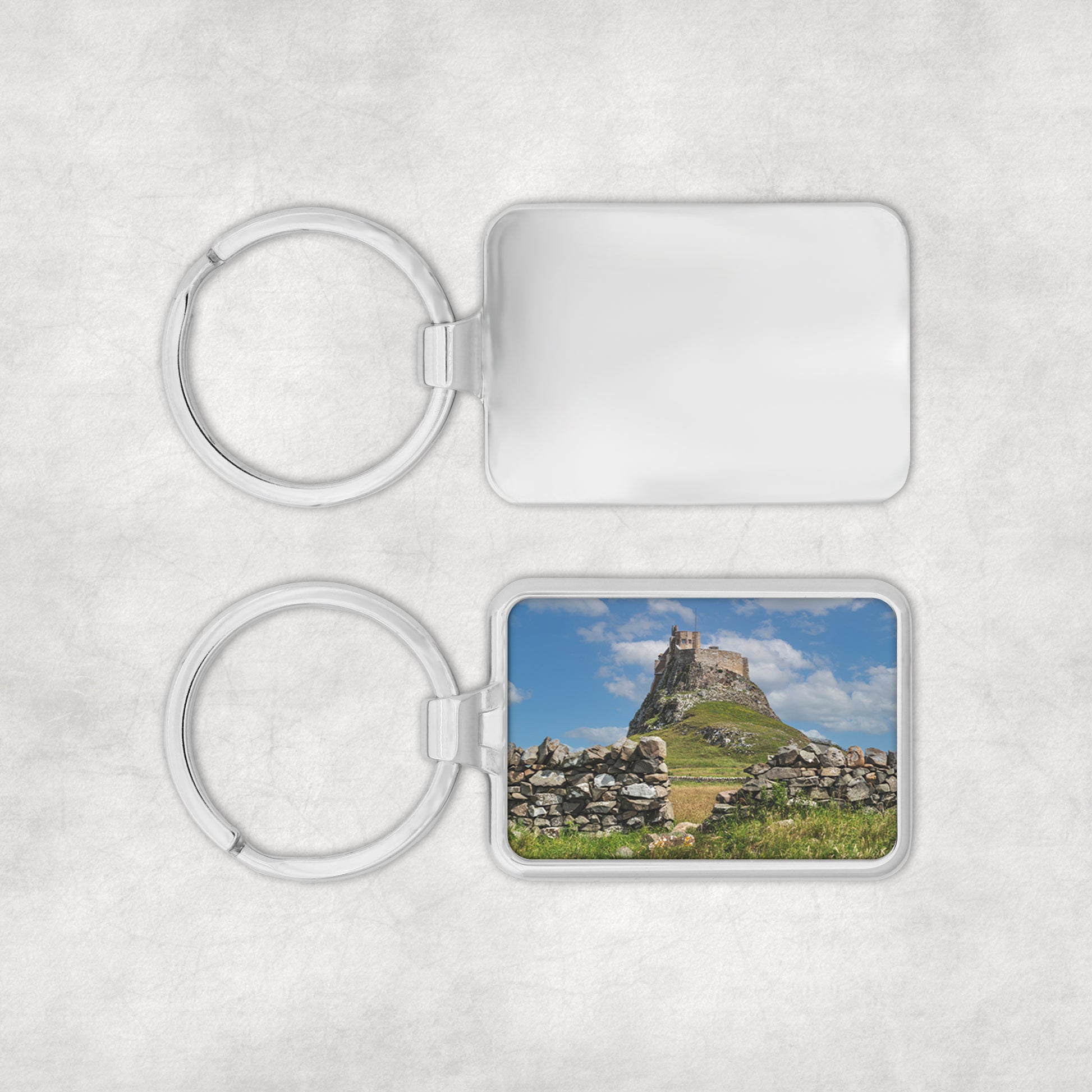 Lindisfarne Castle photography keyring