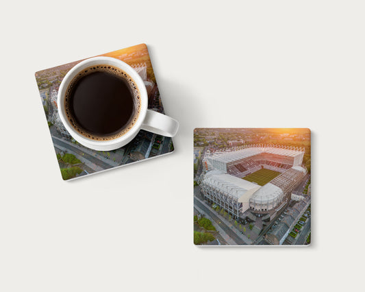 St James’ Park Aerial View photography coaster featuring Newcastle upon Tyne