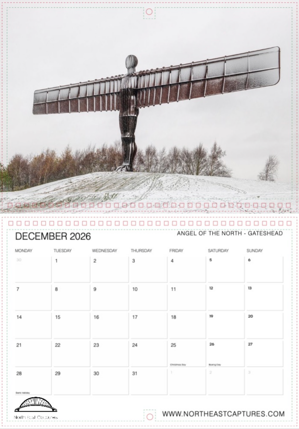 North East Captures 2026 wall calendar preview 14 of 14.