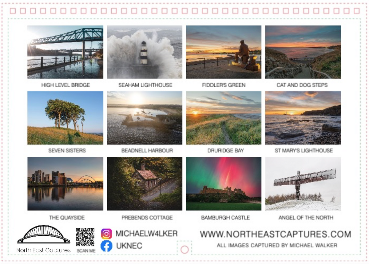 North East Captures 2026 wall calendar preview 2 of 14.