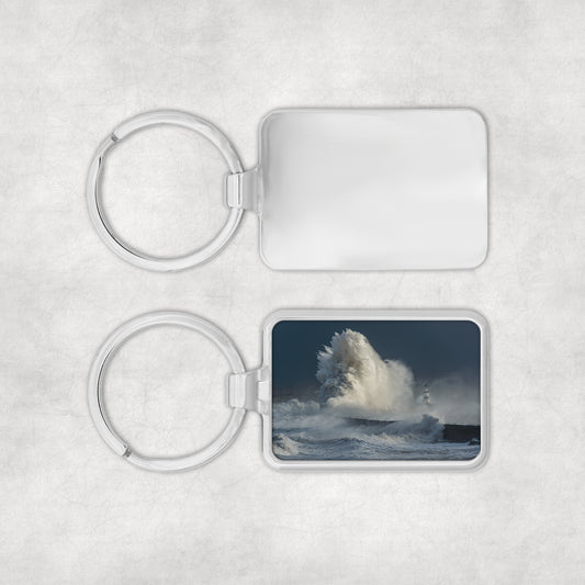 Seaham Wave photography keyring