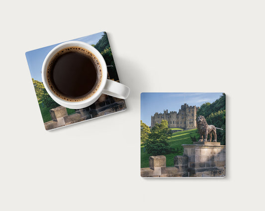 Alnwick Castle photography coaster featuring Alnwick, Northumberland