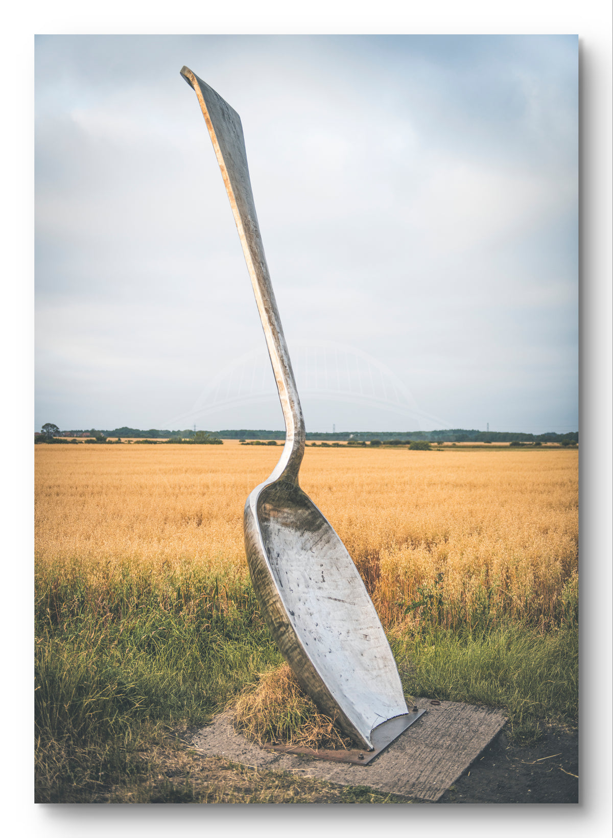Eat for England Giant Spoon Portrait — photograph preview