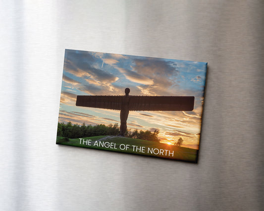 Angel of the North Silhouette Magnet 9 x 6.5 cm rectangular photography magnet
