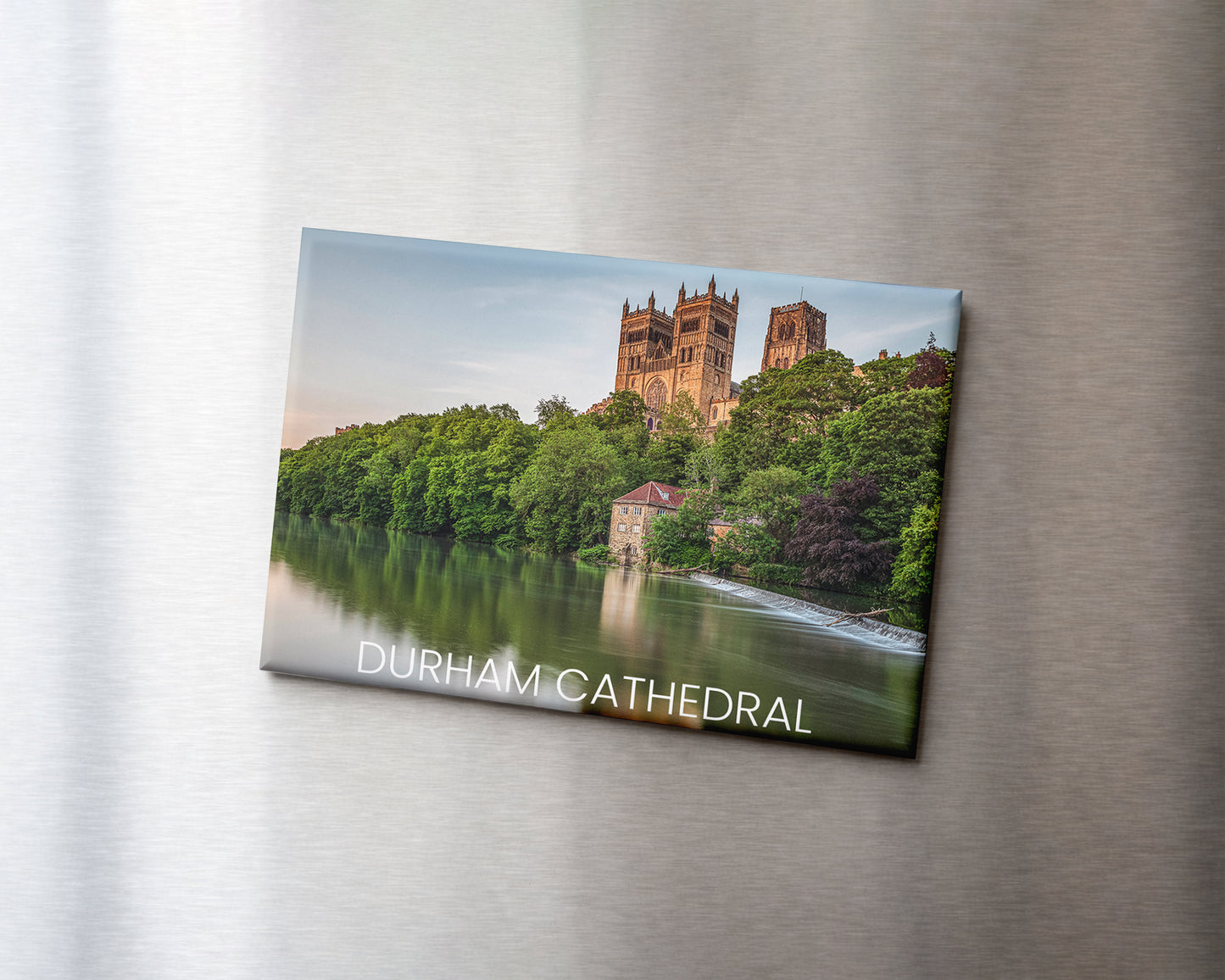 Durham Cathedral River Wear Magnet 9 x 6.5 cm rectangular photography magnet