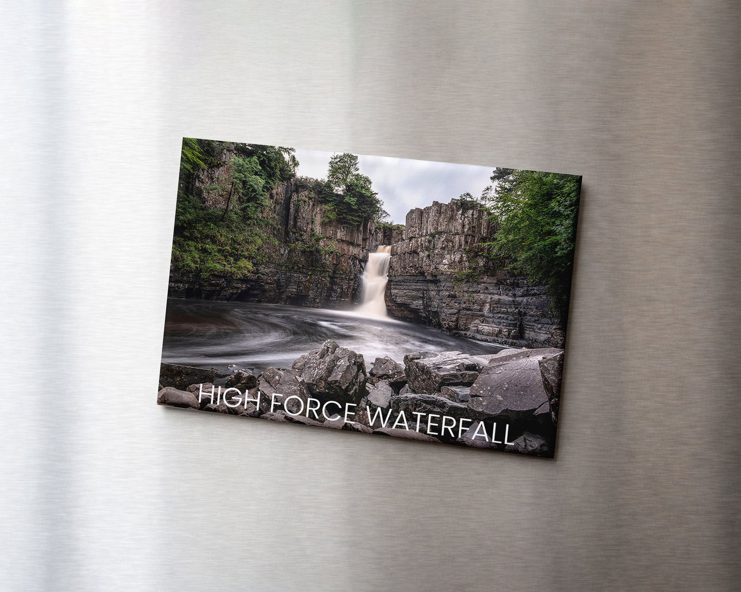 High Force Waterfall Magnet 9 x 6.5 cm rectangular photography magnet
