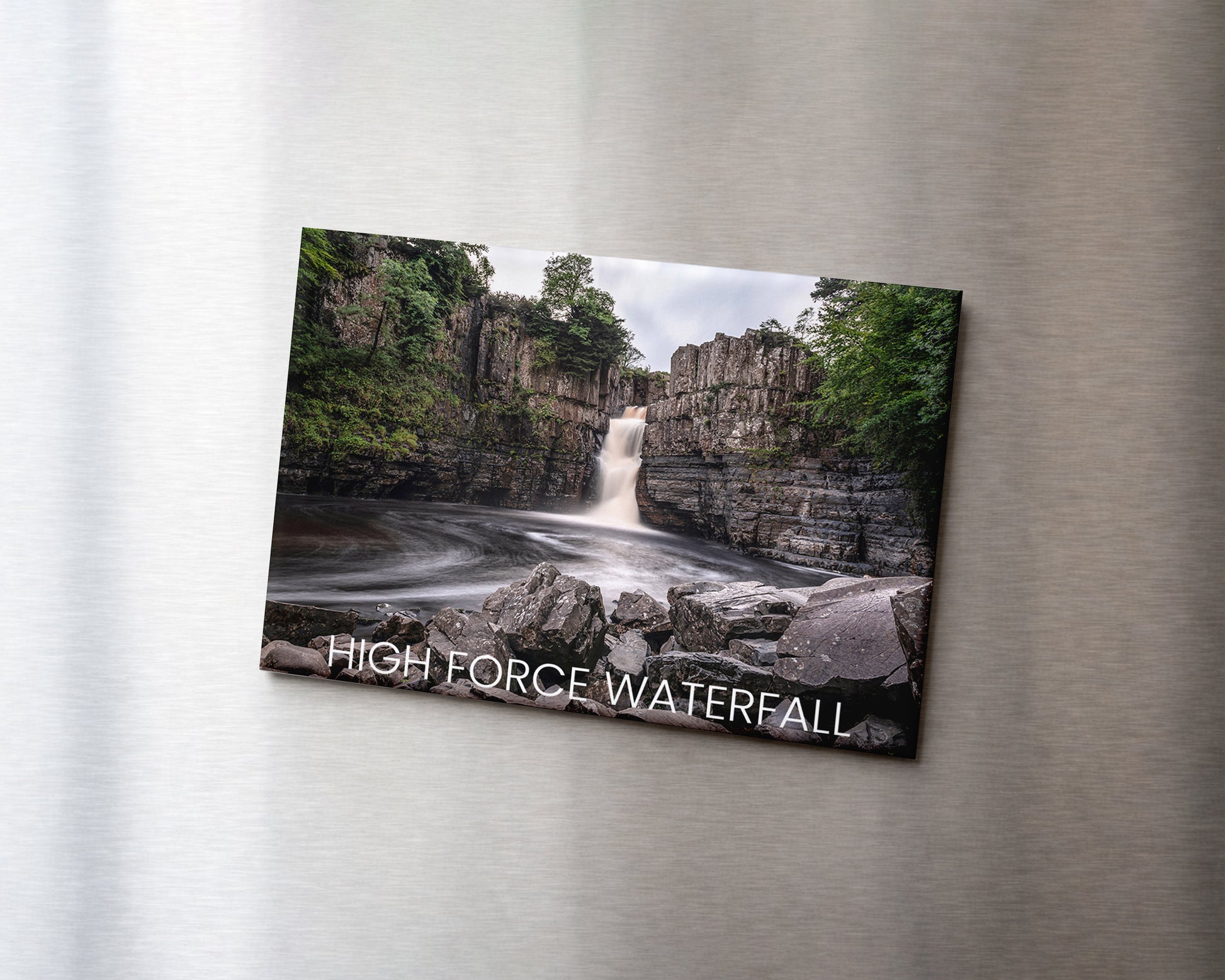 High Force Waterfall Magnet 9 x 6.5 cm rectangular photography magnet