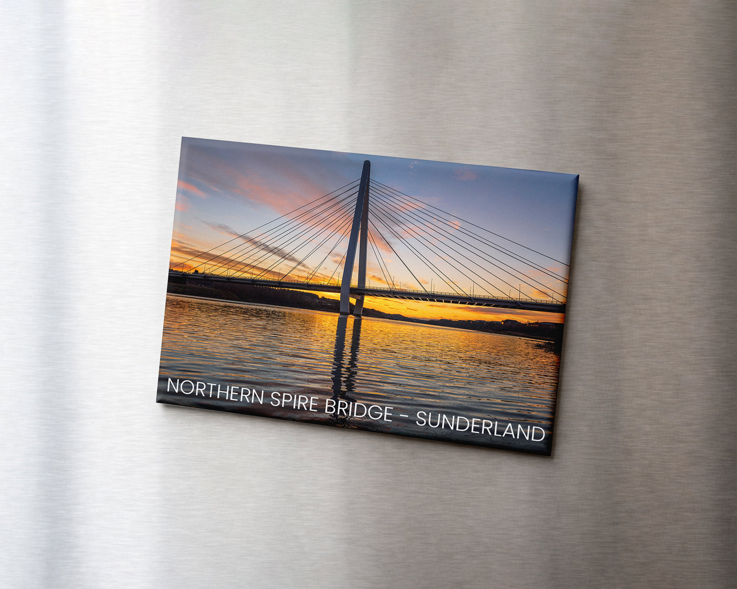 Northern Spire Bridge Magnet 9 x 6.5 cm rectangular photography magnet