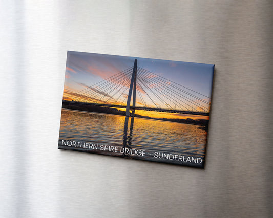 Northern Spire Bridge Magnet 9 x 6.5 cm rectangular photography magnet