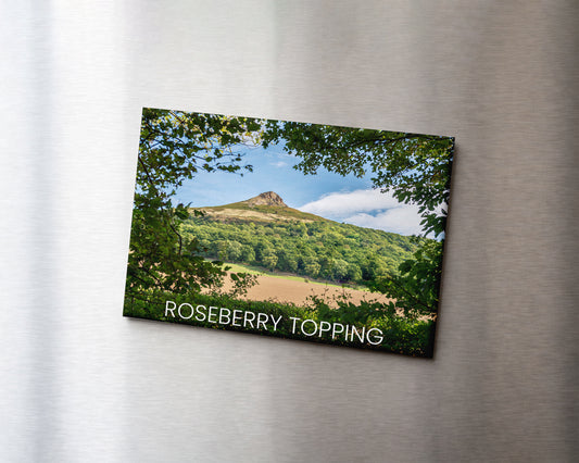 Roseberry Topping Magnet 9 x 6.5 cm rectangular photography magnet