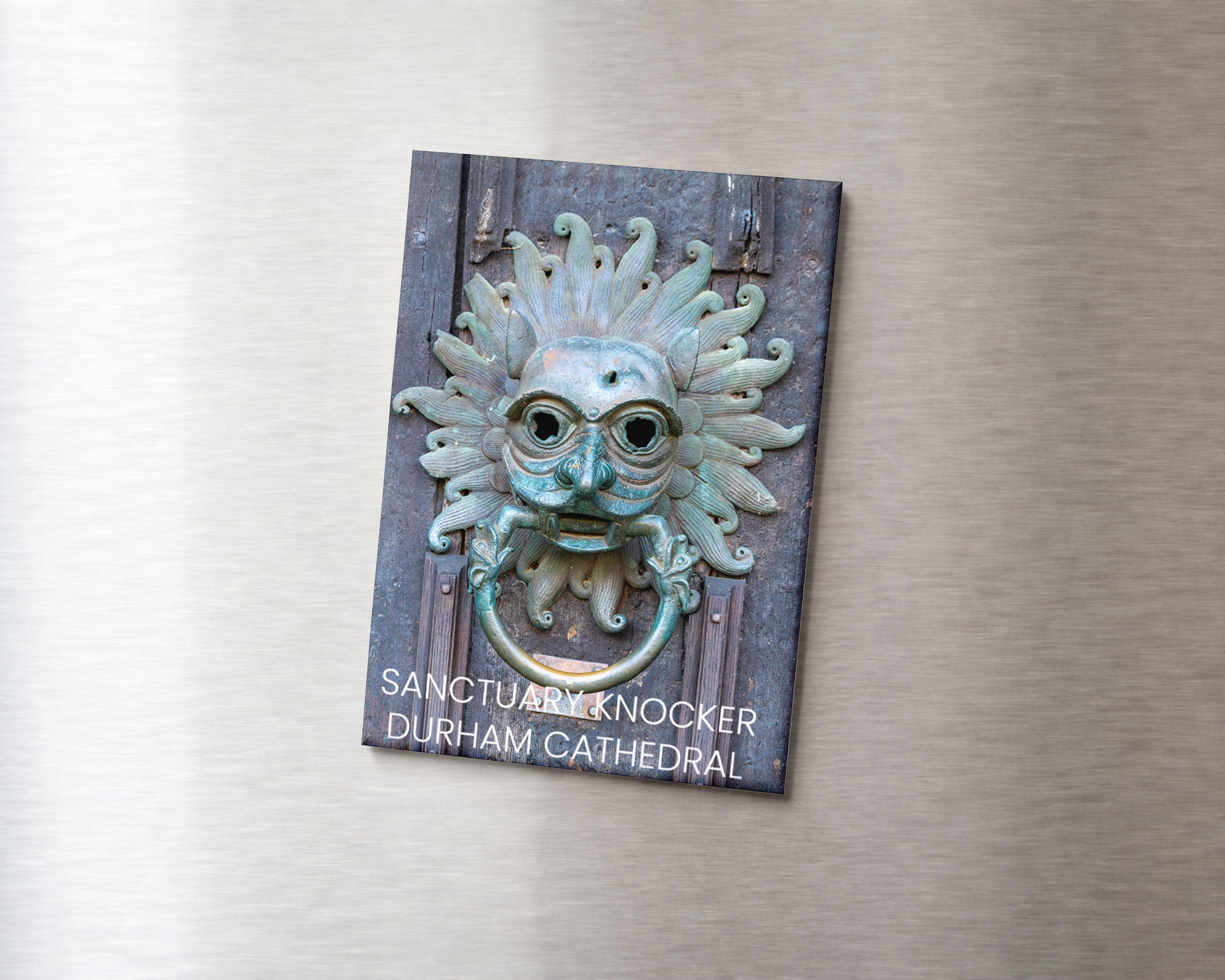 Sanctuary Knocker Magnet 9 x 6.5 cm rectangular photography magnet