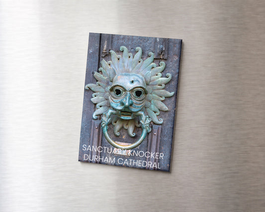 Sanctuary Knocker Magnet 9 x 6.5 cm rectangular photography magnet