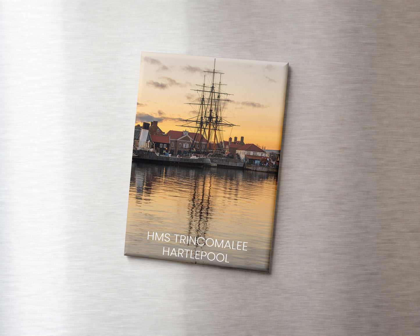 HMS Trincomalee Magnet 9 x 6.5 cm rectangular photography magnet