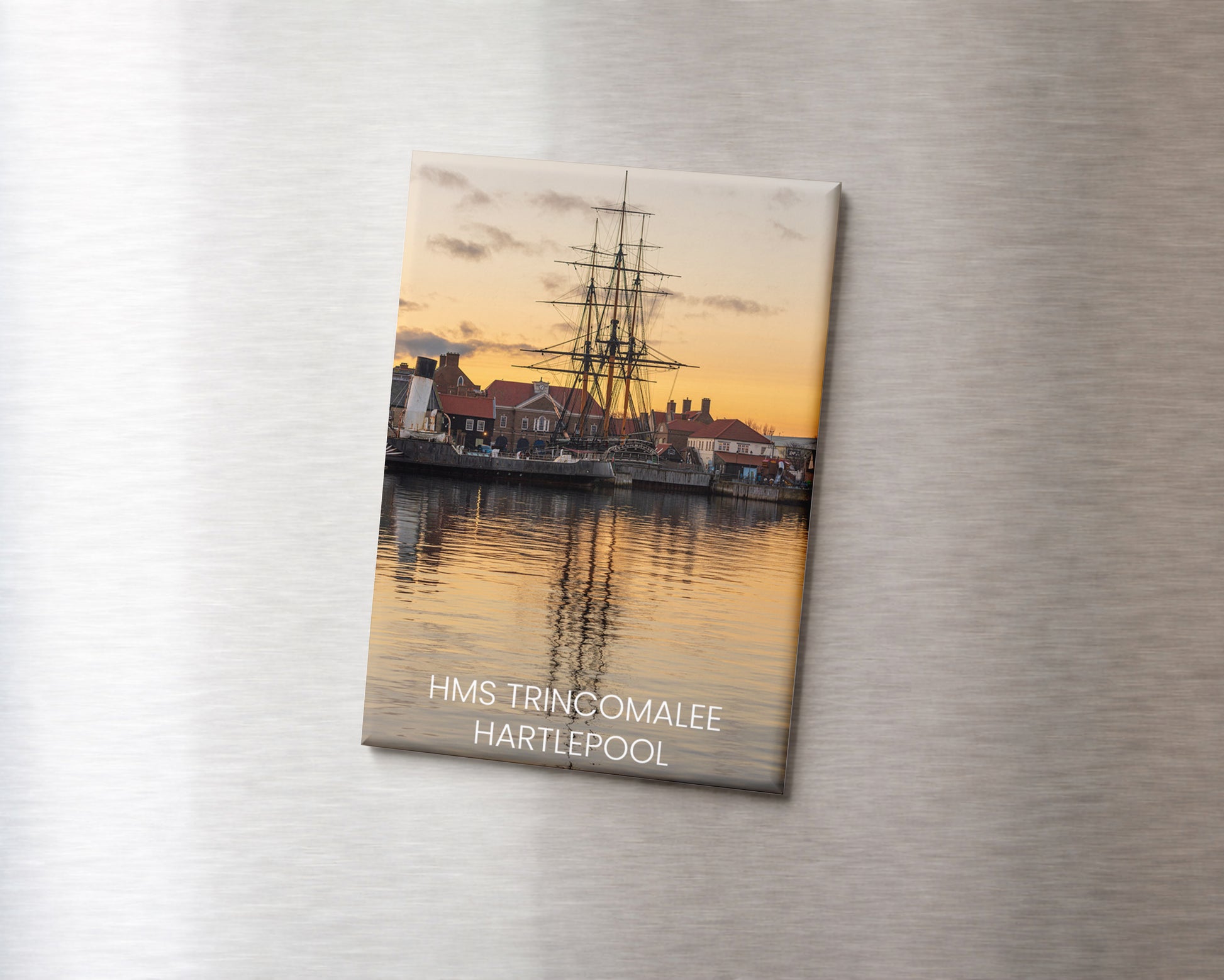 HMS Trincomalee Magnet 9 x 6.5 cm rectangular photography magnet