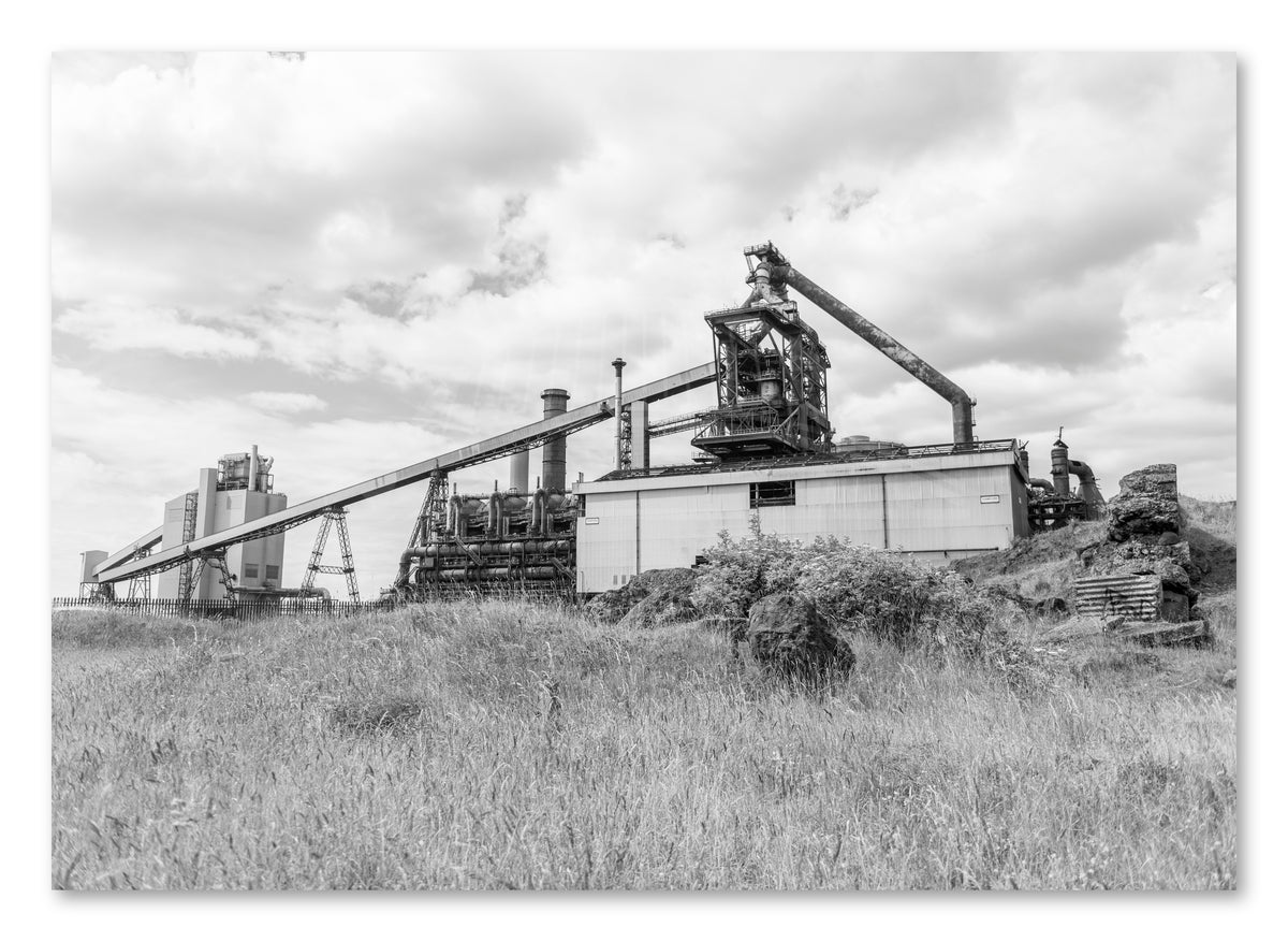 Redcar Blast Furnace Black & White — photograph preview