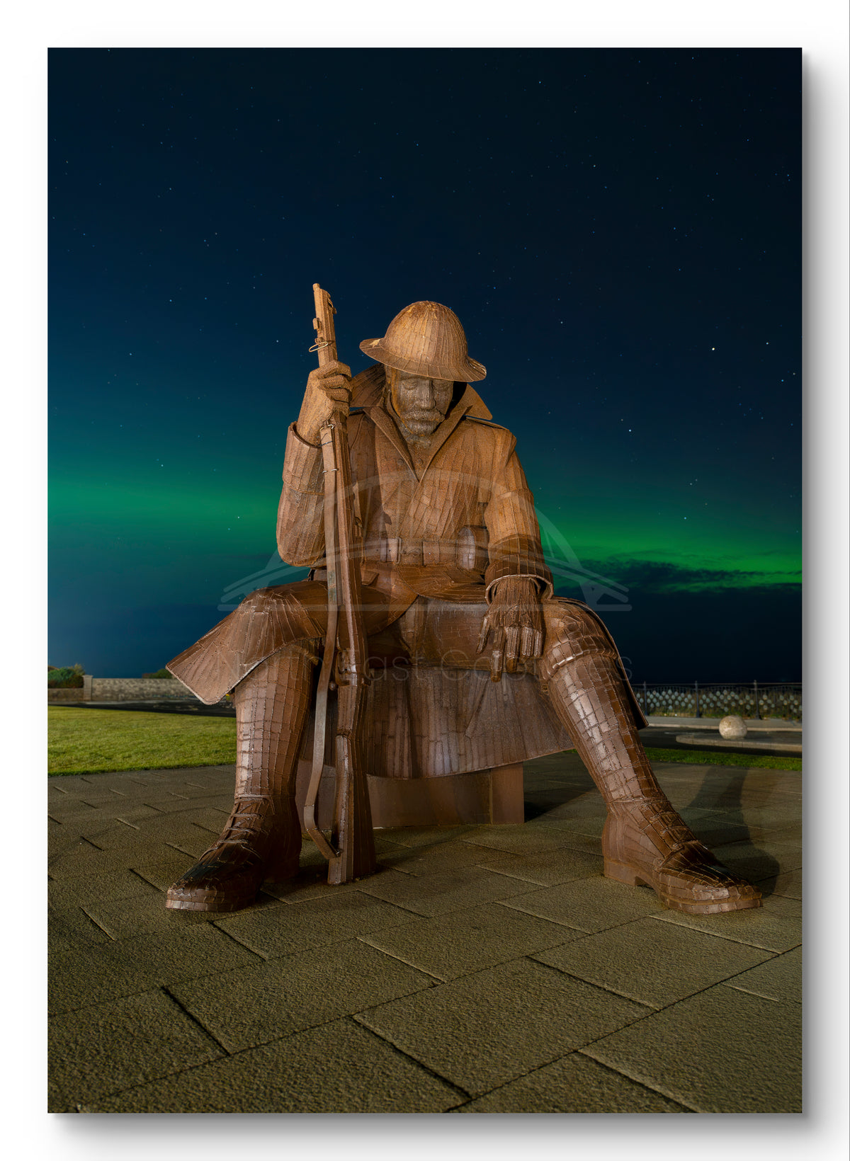 Tommy Seaham Northern Lights Portrait — watermarked photograph preview
