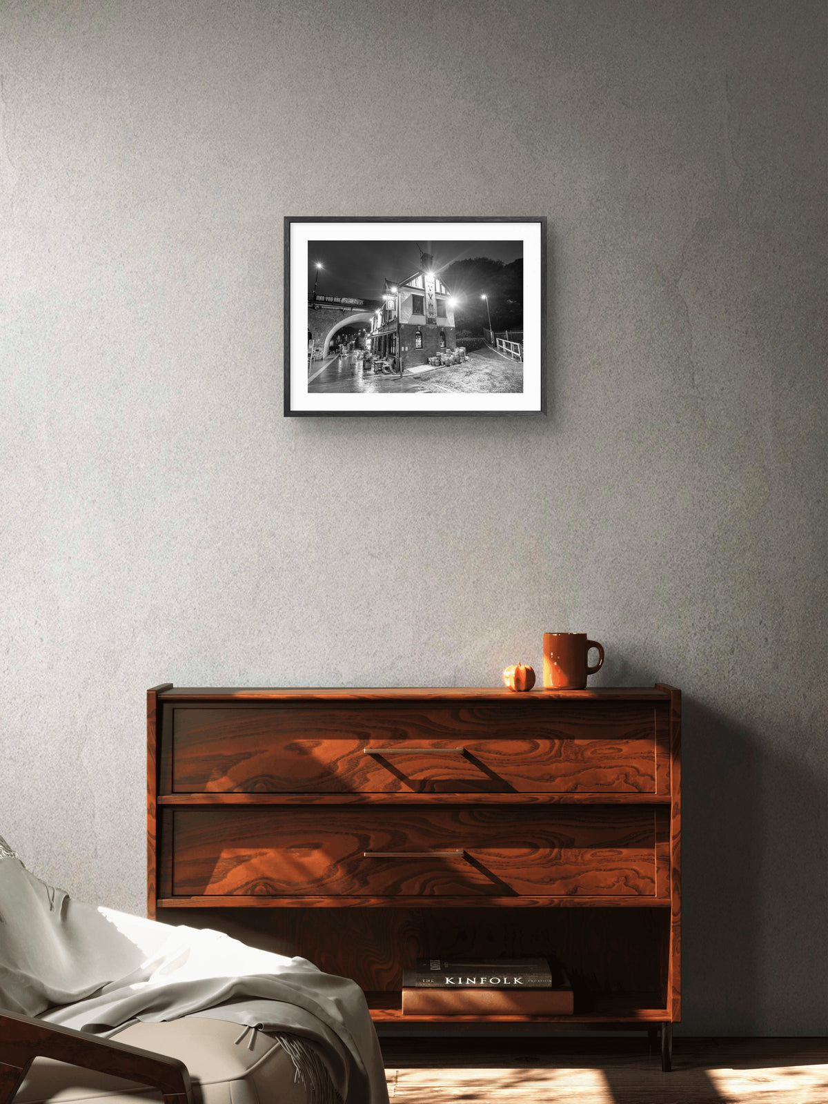 Tyne Bar & Bridge Newcastle — framed print in a room setting