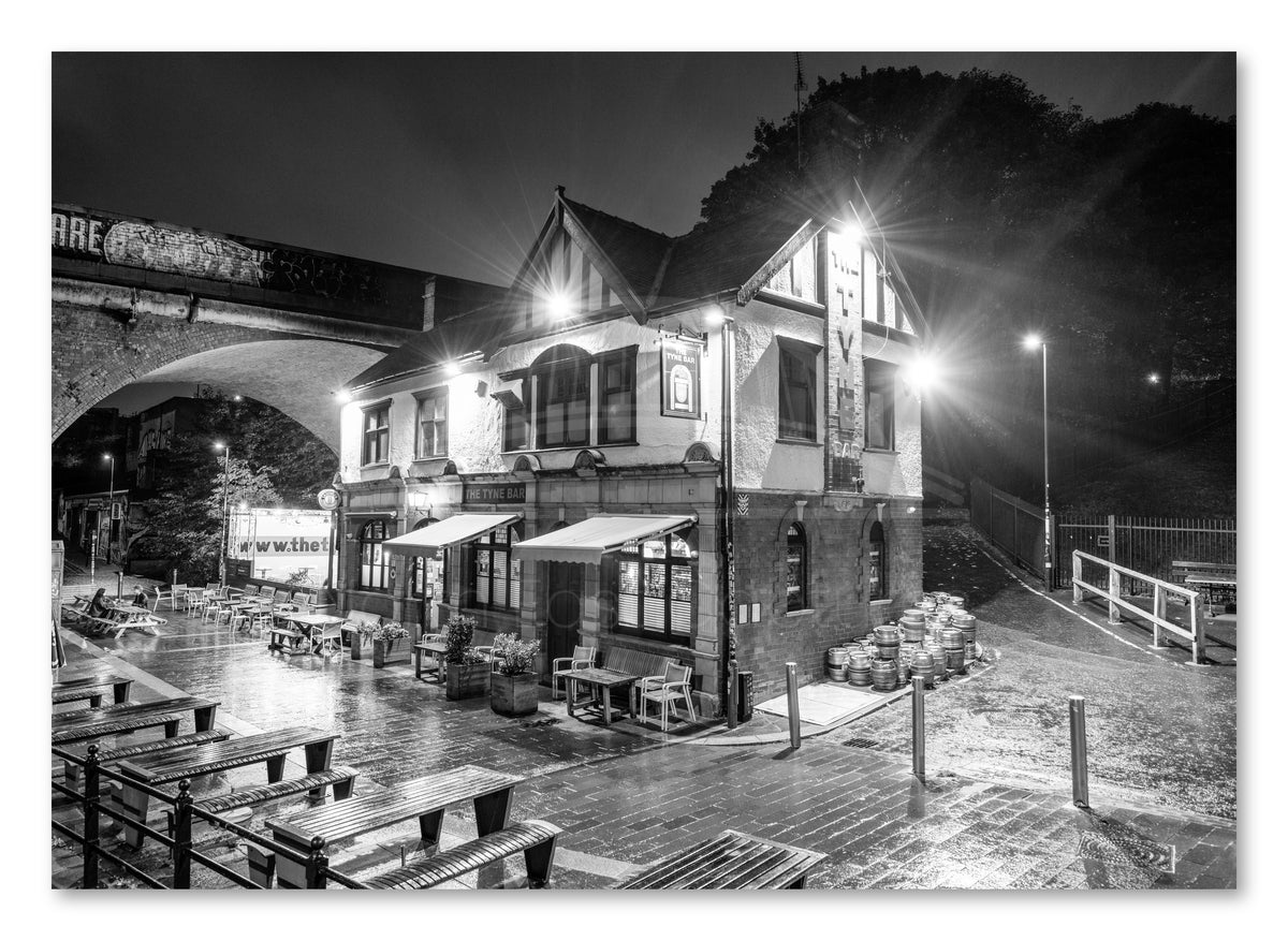 Tyne Bar Newcastle Night — watermarked photograph preview