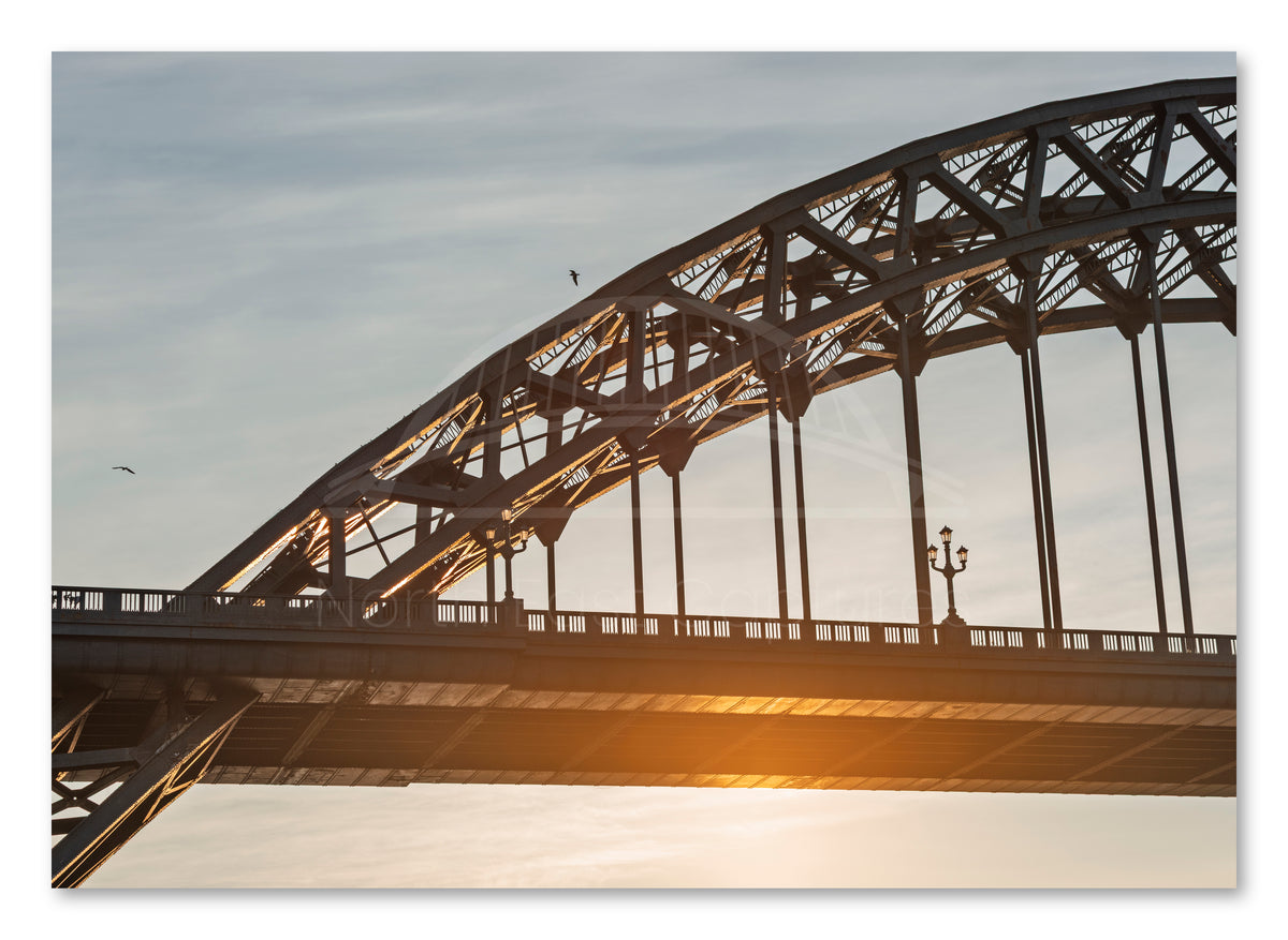 Tyne Bridge Arch at Sunrise — photograph preview