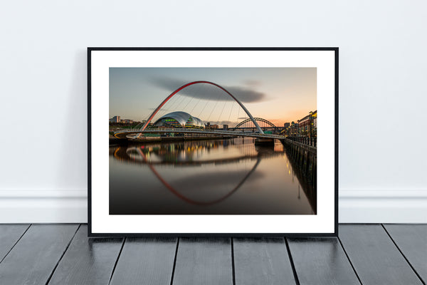 Millennium Bridge Gateshead and The Glasshouse (formally The Sage)