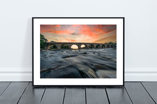 Hexham Bridge and The Tyne, Hexham, Northumberland