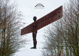 The Angel of the North - Snow - Gateshead
