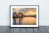 The Quayside - Millennium Bridges - Sunset - Newcastle - Gateshead