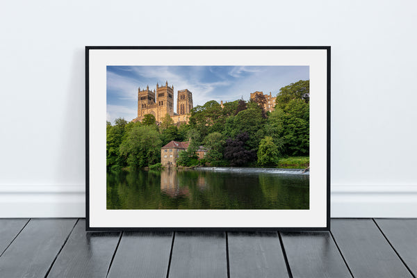 Durham Cathedral and Weir on The River Wear, Durham