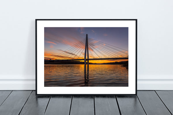 Northern Spire Bridge Sunset, Sunderland