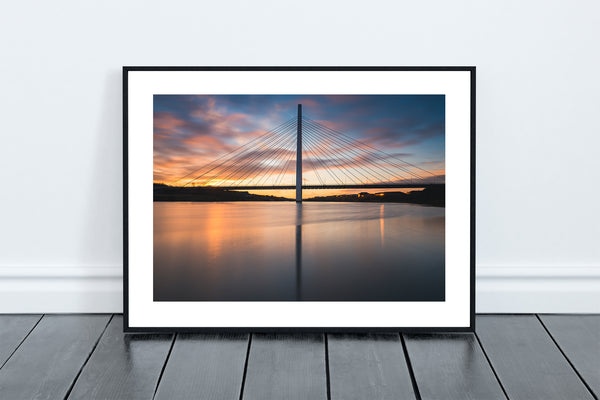 The Northern Spire Bridge at Sunset, Sunderland