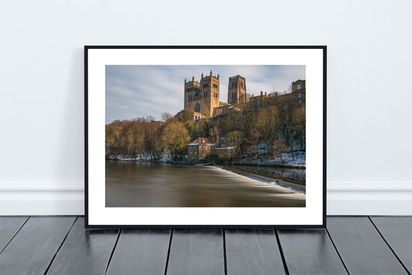 Wintery Durham Cathedral, The Old Fulling Mill and Weir, Durham
