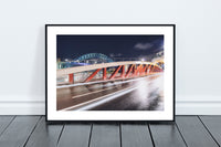 Swing Bridge Light Trails - Gateshead