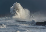 Seaham Mighty Wave Surge, Storm Arwen, Seaham - County Durham