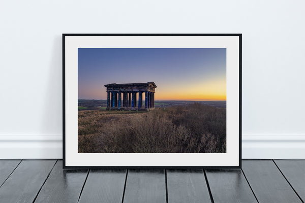 Penshaw Monument Print Sunset, Sunderland