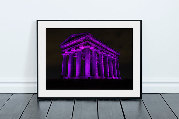 Purple Penshaw Monument, HM Queen Elizabeth ll - Sunderland