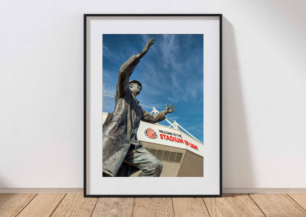 Bob Stokoe Statue Outside The Stadium of Light, SAFC