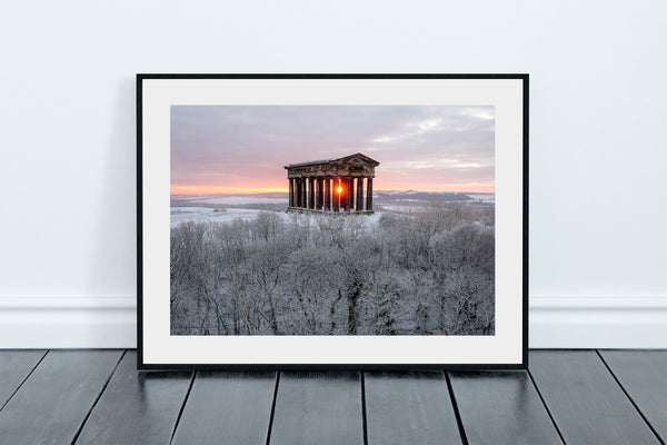 Wintery Penshaw Monument Sunrise