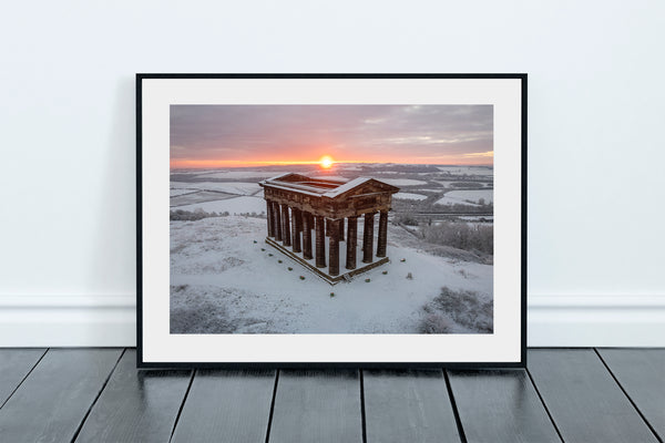 Wintery Penshaw Monument Sunrise, Sunderland