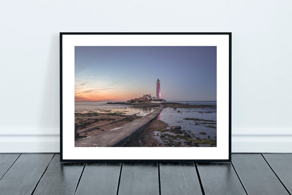 St Mary's Lighthouse Sunset, Whitley Bay