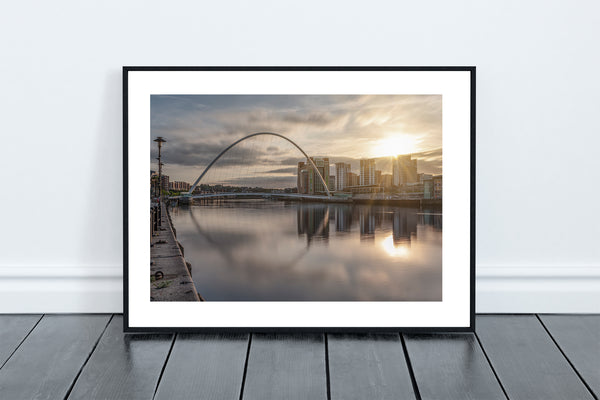 Gateshead Millennium Bridge Sunrise