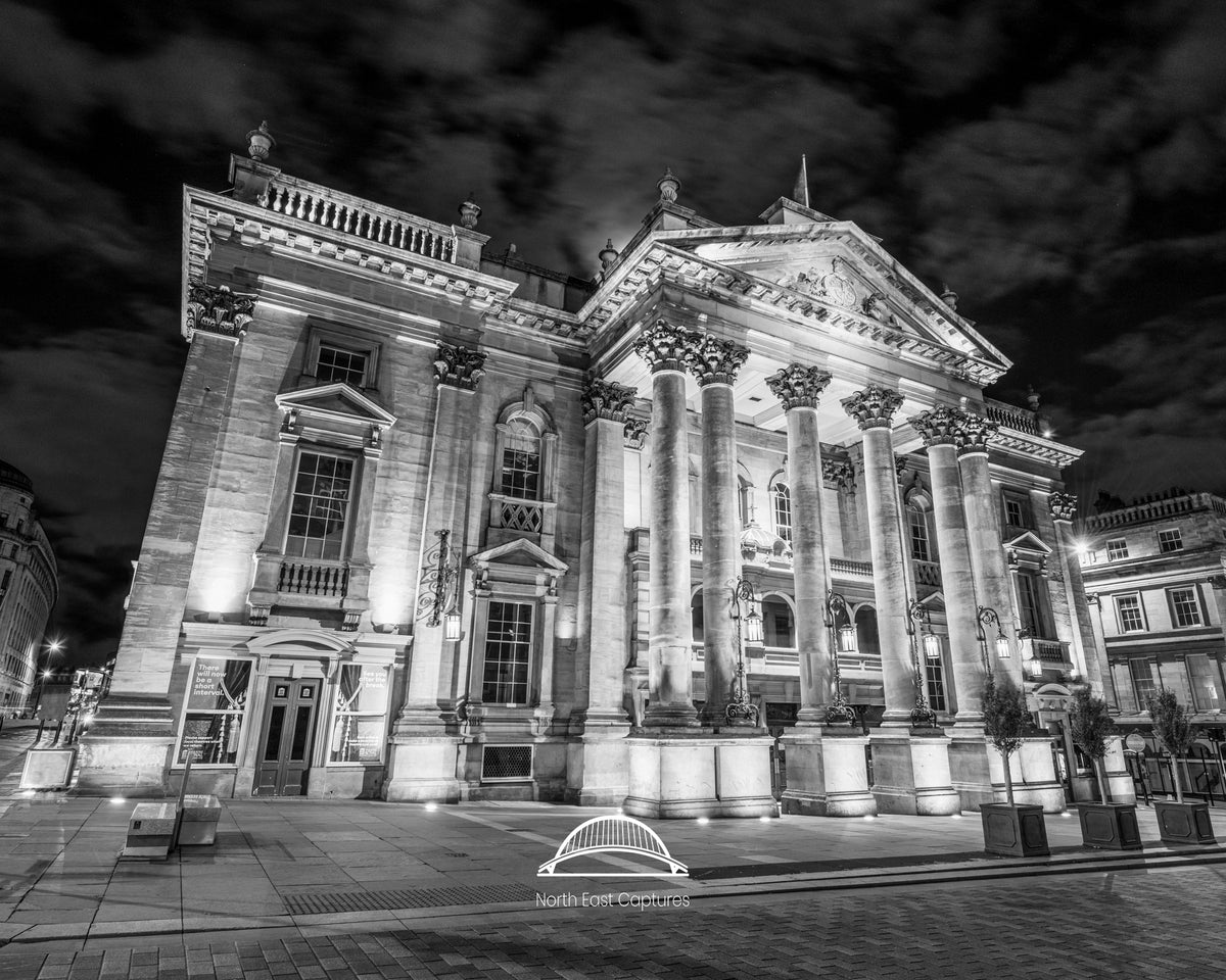 Newcastle Upon Tyne Landmarks - Four Landmarks in Black and White