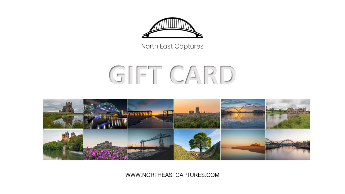 North East Captures digital gift card.
