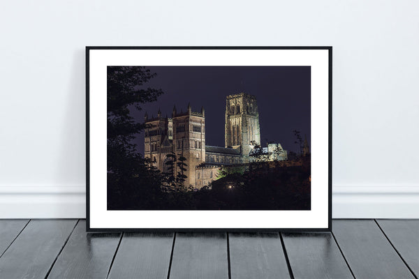 Durham Cathedral at night in the city of Durham, England. - North East Captures