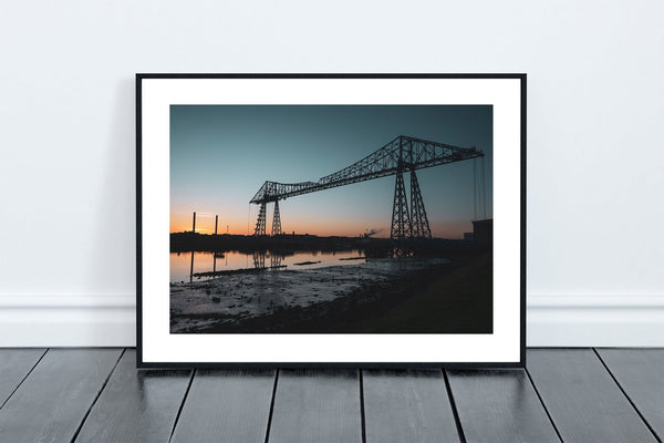 The Tees Transporter Bridge, also known as the Middlesbrough Transporter Bridge. Crossing the Tees between Middlesbrough to Port Clarence. - North East Captures