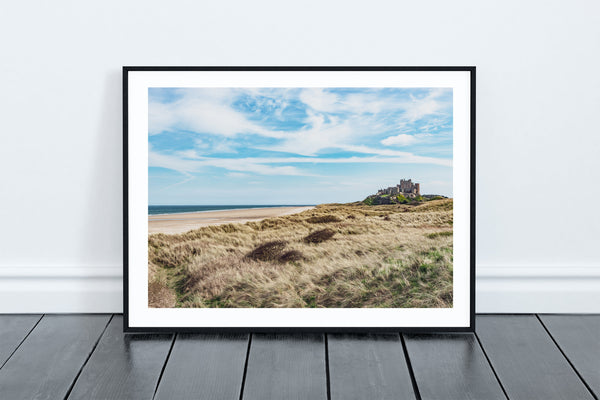 Bamburgh Castle and beach in Northumberland, on the North East Coast of England. - North East Captures
