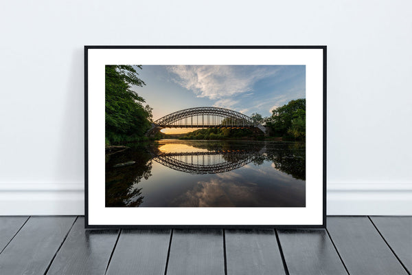 Wylam Railway Bridge, Hagg Bank Bridge or locally as Points Bridge and Half-Moon Bridge is a footbridge crossing the River Tyne at Hagg Bank - North East Captures