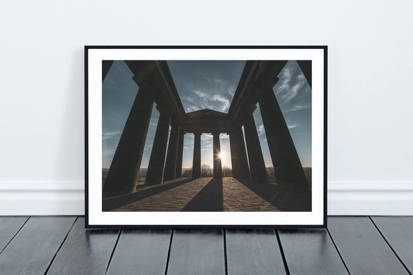 Penshaw Monument, is a monument in the style of a Doric temple on Penshaw Hill located in the City of Sunderland, North East England - North East Captures