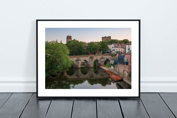 Elvet Bridge crossing The River Wear with Durham Cathedral and Durham Castle in the background - North East Captures